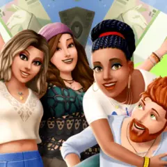 Sims felici festeggiano con banconote volanti, forse grazie ai trucchi The Sims 4 PS4 per soldi infiniti.