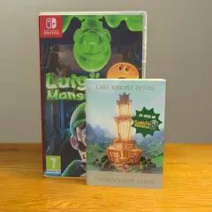 La copertina di Luigi's Mansion 3 per Nintendo Switch e la sua guida informativa. Perfetta per chi cerca la luigi mansion 3 soluzione.