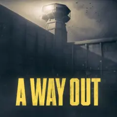 Il titolo "A Way Out" campeggia su un muro di prigione sotto la pioggia, con una torre di guardia illuminata in lontananza. Quanto dura a way out?