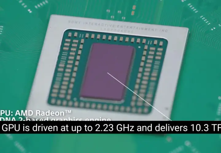 Il chip della scheda video PS5, un AMD Radeon™ RDNA 2, è il cuore pulsante della console.