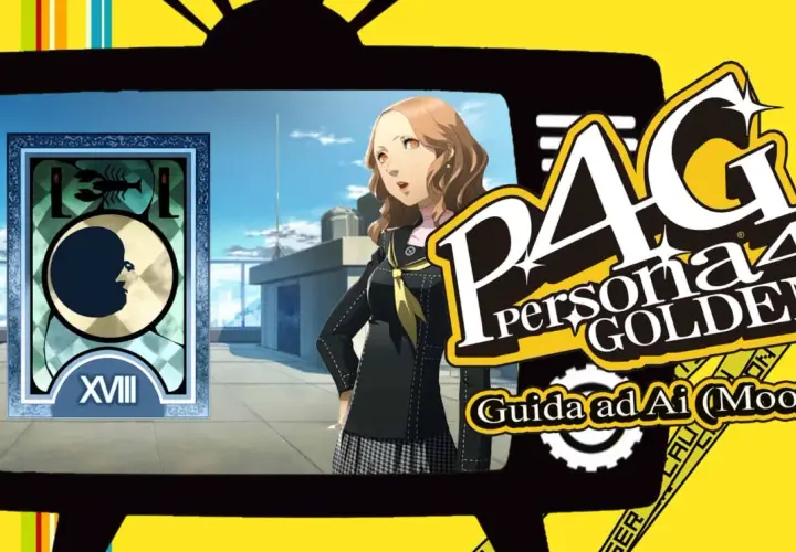 Haru Okumura, una delle persona 4 golden social links, appare accanto alla carta del Tarocco della Luna.