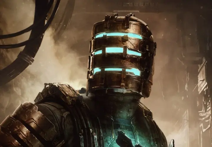 Isaac Clarke in armatura, pronto per la sua terrificante avventura. Dead Space Remake recensione.