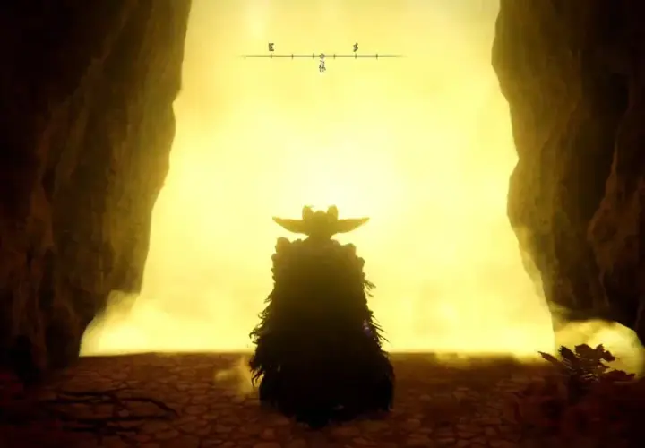 Un personaggio con un cappello a punta e un mantello scuro si erge di fronte a una luce accecante, pronto ad affrontare il boss finale di Elden Ring.