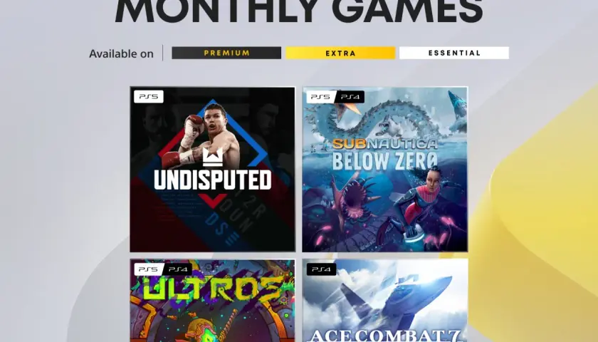 I giochi PS Plus di febbraio 2026 includono Undisputed, Subnautica: Below Zero, Ultros e Ace Combat 7.