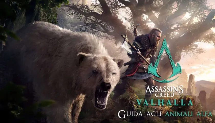Un orso feroce attacca un guerriero vichingo in Assassin's Creed Valhalla. La guida agli animali leggendari ac valhalla ti aiuterà a sopravvivere.