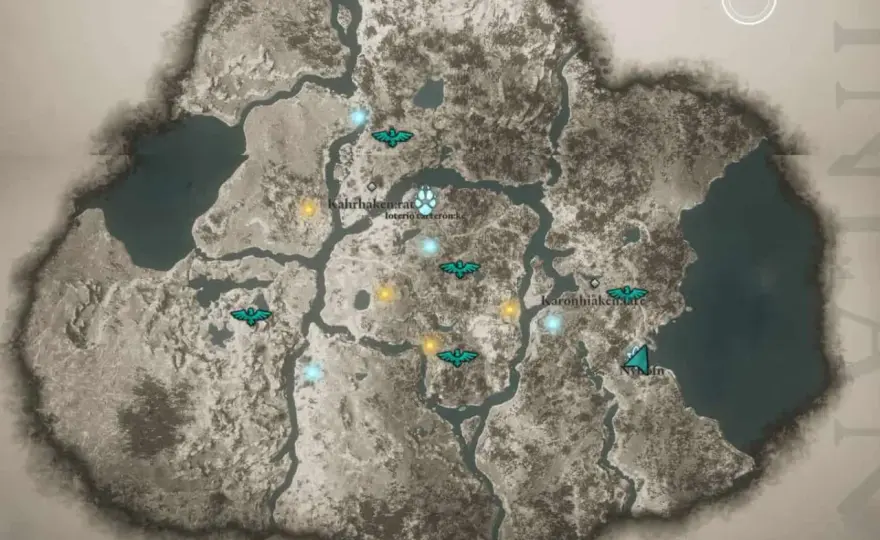 Mappa Assassin's Creed Valhalla - Esplora meglio, senza sprechi