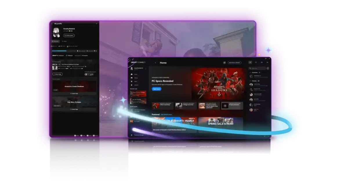 Ubisoft Connect tra PC e console - account e progressi