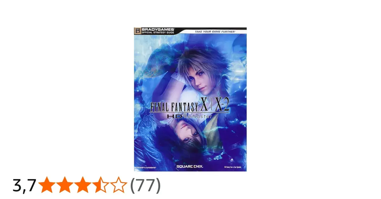 Guida ufficiale BradyGames per Final Fantasy X/X-2 HD Remaster. Quanti Final Fantasy ci sono? Questa copertina ne mostra due!
