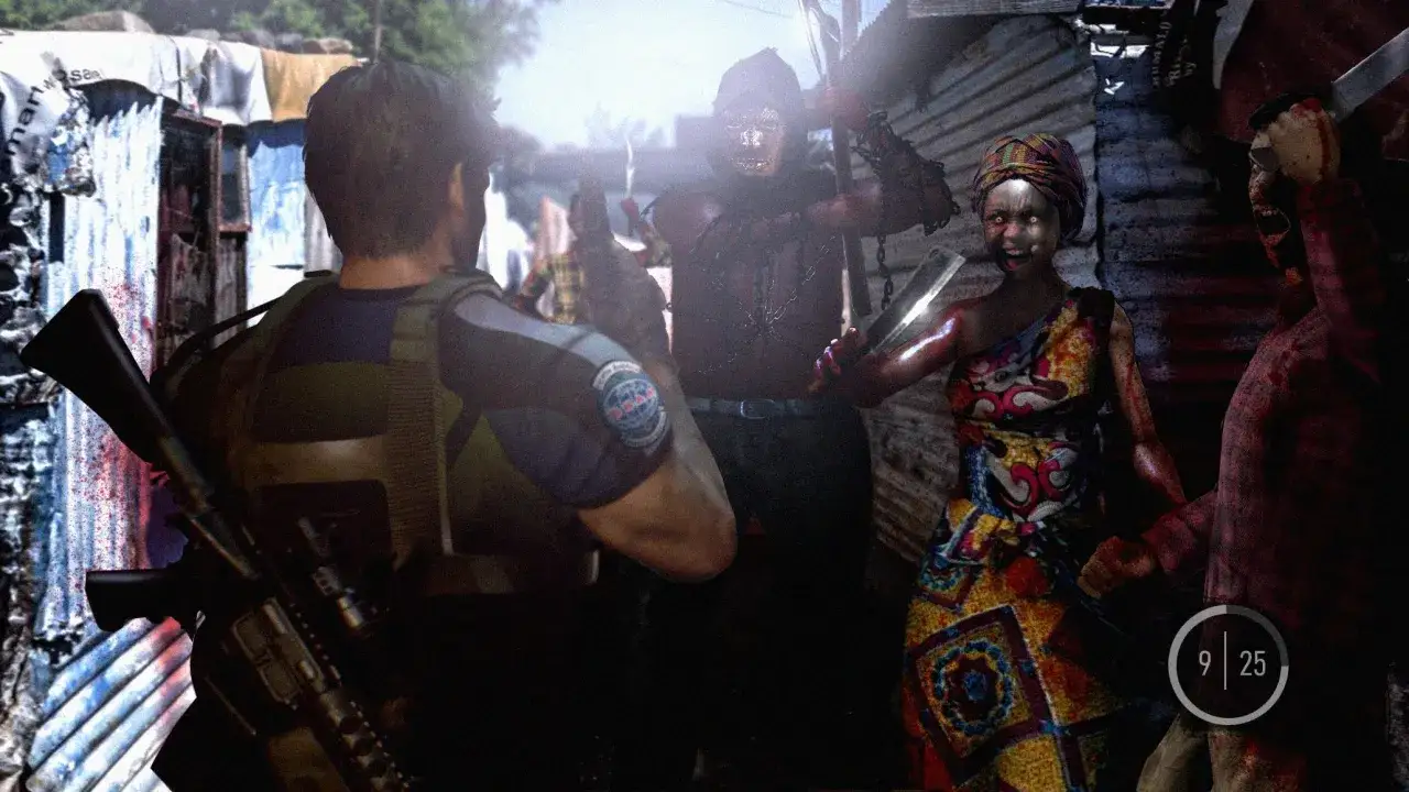 Chris Redfield affronta creature terrificanti in un villaggio. L'attesa per il resident evil 5 remake uscita &egrave; alta!