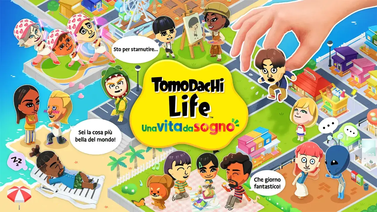 Personaggi colorati e un'isola in Tomodachi Life 2, dove la vita è un sogno. Un'esperienza divertente e piena di sorprese!