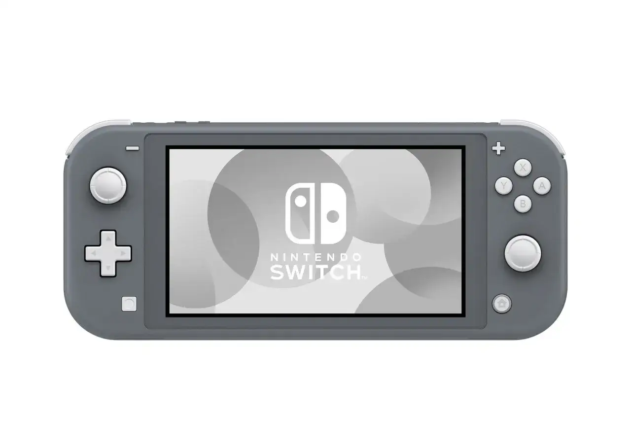 Nintendo Switch Lite grigio, pronto per giocare a Roblox.