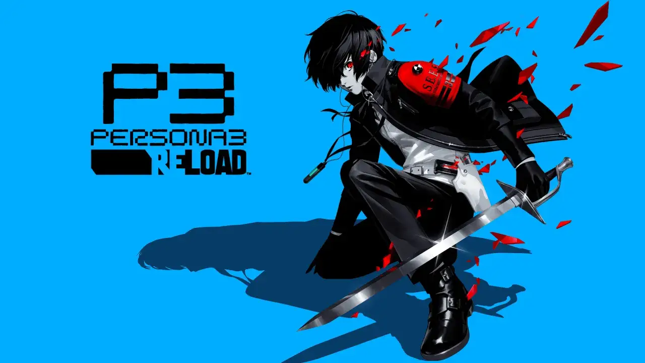 Il protagonista di Persona 3 Reload, con la sua spada, pronto all'azione.